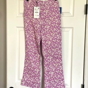 NEW Zara bootcut floral pants Size Medium